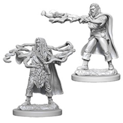 D&D Nolzur's Marvelous Unpainted Minis: Human Male Sorcerers (pack of 2)